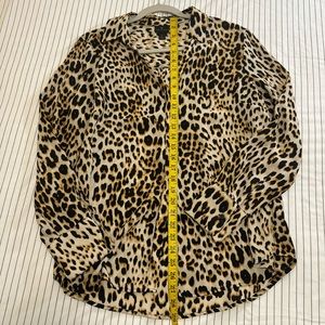 Long sleeve, Worthington blouse, cougar, print